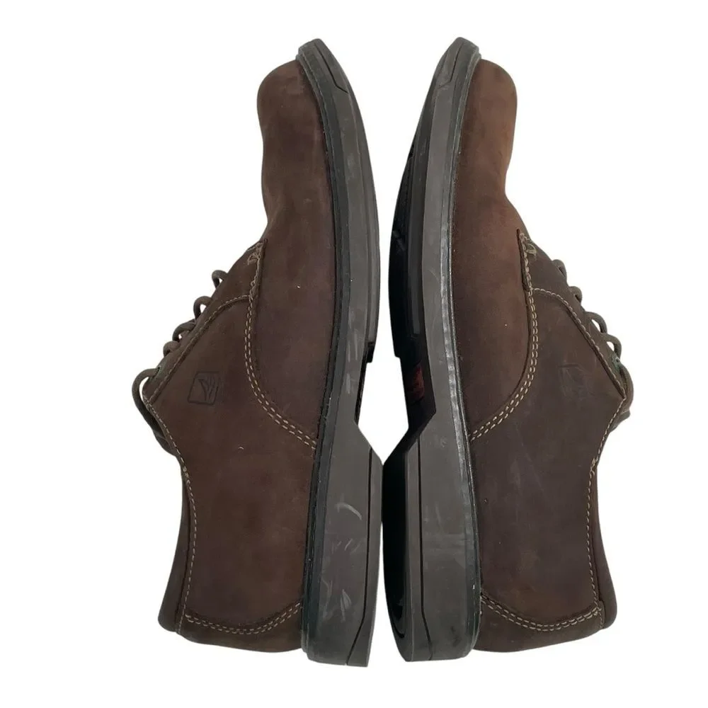 Sperry Topsider Men’s Brown Leather Lace-up Oxford Size‎ 9 Waterproof Shoes